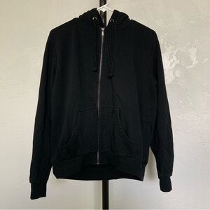H&M Black Zip Up Sweater with Hood